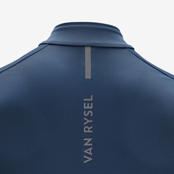 |•VAN RISEL•| Men's Short Sleeve Summer Road Bike Jersey - Endurance Blue/Grey M - Picture 14 of 16